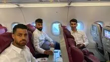 تیم ملی به قطر رسید