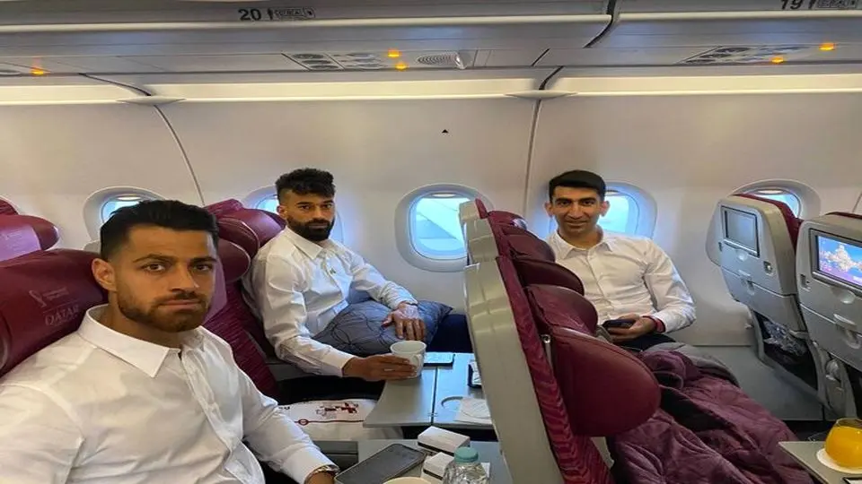 تیم ملی به قطر رسید