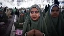دخترهای روزه اولی در حرم امام رضا (ع)+ ویدئو