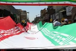 برگزاری راهپیمایی روز قدس در فضای باز 