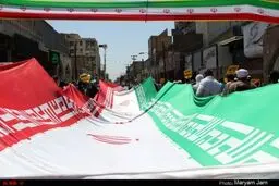 برگزاری راهپیمایی روز قدس در فضای باز 