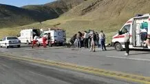 مصدومیت چند دانش‌آموز در سانحه رانندگی در محور مهاباد به سردشت