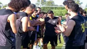 شیوه جالب خوشامدگویی سپاهانی ها به حاج صفی+ عکس