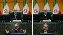 عکسی از عراقچی و سرلشکر موسوی در مجلس / ئیس ستاد کل نیروهای مسلح با لباس نظامی به بهارستان رفت + عکس