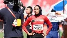 فاطمه محیطی‌ زاده در پرتاب وزنه دوم شد