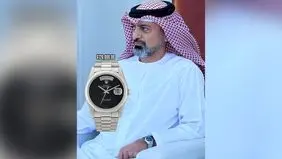 زمان طلایی شاهزاده اماراتی؛ ساعتی به ارزش ۱۰ میلیارد تومان!